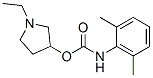 CAS 登录号：31755-09-6， (1-乙基吡咯烷-3-基)N-(2,6-二甲基苯基)氨基甲酸酯