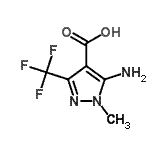 CAS 登录号：317806-51-2， 5-氨基-1-甲基-3-(三氟甲基)-1H-吡唑-4-羧酸