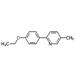 CAS 登录号：317820-05-6， 2-(4-乙氧基苯基)-5-甲基吡啶