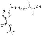 CAS 登录号：317830-79-8， 4-(1-氨基-乙基)-咪唑-1-羧酸叔丁酯