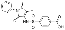 CAS#: 31816-70-3, 4-(1,5-Dimethyl-3-Oxo-2-Phenyl-2,3-Dihydro-1H-Pyrazol-4-Ylsulfamoyl)-Benzoic Acid