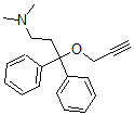 CAS 登录号：31828-74-7， N,N-二甲基-3,3-二(苯基)-3-丙-2-炔氧基丙-1-胺