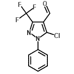 CAS 登录号：318288-78-7， 5-氯-1-苯基-3-(三氟甲基)-1H-吡唑-4-甲醛