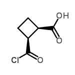 CAS#: 31838-29-6, (1R,2S)-2-(Chlorocarbonyl)Cyclobutanecarboxylic Acid