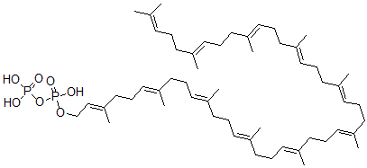CAS#: 31867-59-1, Phosphono 3,7,11,15,19,23,27,31,35,39,43-Undecamethyltetratetraconta-2,6,10,14,18,22,26,30,34,38,42-Undecaenyl Hydrogen Phosphate