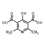 CAS#: 31872-55-6, 2,6-Dimethyl-3,5-Dinitro-4-Pyridinol