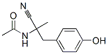 CAS 登录号：31915-40-9， N-[1-氰基-2-(4-羟基苯基)-1-甲基乙基]乙酰胺