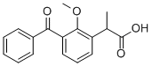 CAS#: 31980-90-2, 2-[3-(Benzoyl)-2-Methoxyphenyl]Propanoic Acid