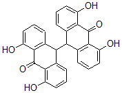 CAS 登录号：31991-54-5， 10-(4,5-二羟基-10-氧代-9H-蒽-9-基)-1,8-二羟基-10H-蒽-9-酮
