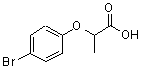 CAS 登录号：32019-08-2， 2-(4-溴苯氧基)丙酸