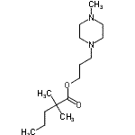 CAS#: 32041-69-3, 3-(4-Methyl-1-Piperazinyl)Propyl 2,2-Dimethylpentanoate