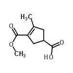 CAS#: 32116-54-4, 3-(Methoxycarbonyl)-4-Methyl-3-Cyclopentene-1-Carboxylic Acid