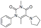 CAS 登录号：32150-61-1， 3,6-二甲基-1-苯基-5-吡咯烷-1-基嘧啶-2,4-二酮