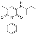 CAS#: 32150-70-2, 5-(Butan-2-Ylamino)-1,6-Dimethyl-3-Phenylpyrimidine-2,4-Dione