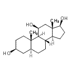 CAS#: 32212-65-0, (3beta,5alpha,11beta,17beta)-Androstane-3,11,17-Triol