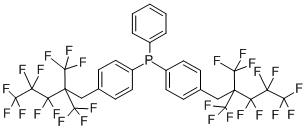 CAS 登录号：322647-83-6， 二[4-(1H,1H,2H,2H-全氟己基)苯基]苯基膦