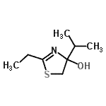 CAS#: 32272-42-7, 2-Ethyl-4-Isopropyl-4,5-Dihydro-1,3-Thiazol-4-Ol