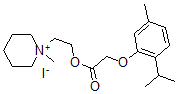 CAS#: 32305-34-3, 2-(1-Methylpiperidin-1-Ium-1-Yl)Ethyl 2-(5-Methyl-2-Propan-2-Ylphenoxy)Acetate Iodide