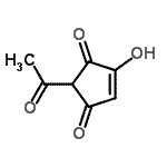 CAS 登录号：323187-85-5， 2-乙酰基-4-羟基-4-环戊烯-1,3-二酮