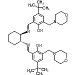 CAS 登录号：323193-85-7， 2,2'-{(1R,2R)-1,2-环己烷二基二[次氮基(E)甲基亚基]}二[4-(2-甲基-2-丙基)-6-(4-吗啉基甲基)苯酚]
