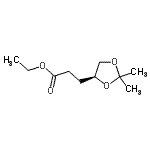CAS#: 32326-39-9, Ethyl 3-[(4S)-2,2-Dimethyl-1,3-Dioxolan-4-Yl]Propanoate