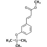 CAS 登录号：32342-00-0， 甲基(2E)-3-{3-[(三甲基硅烷基)氧基]苯基}丙烯酸酯