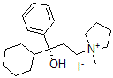 CAS 登录号：32381-62-7， (1S)-1-环己基-3-(1-甲基吡咯烷-1-鎓-1-基)-1-苯基丙烷-1-醇碘化物