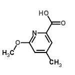 CAS#: 324028-98-0, 6-Methoxy-4-Methyl-2-Pyridinecarboxylic Acid