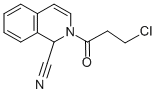 CAS 登录号：32409-95-3， 2-(3-氯-1-氧代丙基)-1,2-二氢-1-异喹啉甲腈