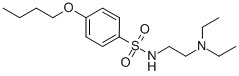 CAS 登录号：32411-01-1， 4-丁氧基-N-(2-二乙基氨基乙基)苯磺酰胺