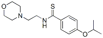 CAS 登录号：32412-08-1， N-(2-吗啉-4-基乙基)-4-丙-2-基氧基苯硫代甲酰胺