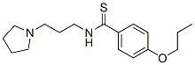 CAS 登录号：32416-22-1， 4-丙氧基-N-(3-吡咯烷-1-基丙基)苯硫代甲酰胺