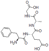 CAS 登录号：32440-94-1， (4S)-4-[[(2S)-2-氨基-3-苯基丙酰基]氨基]-5-[[(2S)-1-(羧甲基氨基)-1-氧代丙烷-2-基]氨基]-5-氧代戊酸