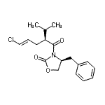 CAS 登录号：324519-70-2， (4S)-4-苄基-3-[(2S,4E)-5-氯-2-异丙基-4-戊烯酰]-1,3-恶唑烷-2-酮