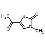CAS#: 32497-13-5, 5-Acetyl-3-Methyl-1,3-Thiazol-2(3H)-One
