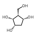 CAS#: 325480-57-7, (1S,2R,3R,4R)-3-(Hydroxymethyl)-1,2,4-Cyclopentanetriol