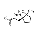 CAS#: 325705-65-5, (1R)-2,2-Dimethyl-1-(2-Nitroethyl)Cyclopentanecarbaldehyde