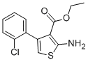 CAS 登录号：325724-66-1， 2-氨基-4-(2-氯苯基)-3-噻吩羧酸乙酯