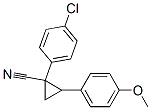 CAS 登录号：32589-54-1， 1-(4-氯苯基)-2-(4-甲氧基苯基)环丙烷-1-甲腈