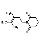 CAS 登录号：325956-77-2， 1-(3,4-二甲基-3-戊烯-1-基)-6-硫代-2-哌啶酮