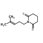 CAS 登录号：325956-81-8， 1-(4-甲基-3-戊烯-1-基)-2,6-哌啶二硫酮