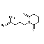 CAS 登录号：325956-84-1， 1-(4-甲基-4-戊烯-1-基)-2,6-哌啶二硫酮