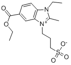 CAS 登录号：32634-39-2， 3-[6-(乙氧羰基)-3-乙基-2-甲基-3H-苯并咪唑-1-鎓-1-基]丙烷-1-磺酸内盐