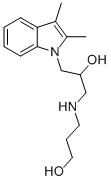 CAS#: 326881-62-3, 3-[3-(2,3-Dimethyl-Indol-1-Yl)-2-Hydroxy-Propylamino]-Propan-1-Ol