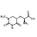 CAS 登录号：326891-09-2， 3-[(5S)-1-甲基-2,4-二氧代六氢-5-嘧啶基]-L-丙氨酸