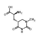 CAS 登录号：326891-10-5， 3-[(5R)-1-甲基-2,4-二氧代六氢-5-嘧啶基]-L-丙氨酸