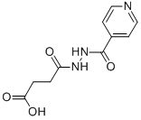 CAS 登录号：327026-20-0， 1-[2-(4-吡啶基羰基)酰肼]丁二酸