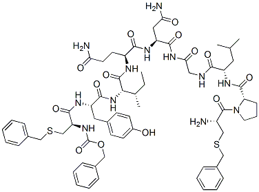 CAS 登录号：3274-73-5， S-苄基-N-(苄氧羰基)-L-半胱氨酰-L-酪氨酰-L-异亮氨酰-L-谷氨酰胺酰-L-天冬氨酰胺酰-S-苄基-L-半胱氨酰-L-脯氨酰-L-亮氨酰甘氨酰胺