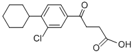 CAS 登录号：32808-51-8， 4-(3-氯-4-环己基苯基)-4-氧代丁酸钙