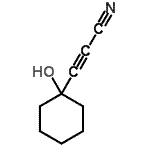CAS 登录号：32837-89-1， 3-(1-羟基环己基)-2-丙炔腈